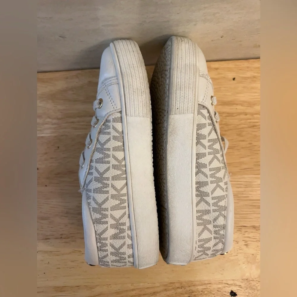 Michael Kors Jem Ralley monogram print lace-up sneakers signature branding
